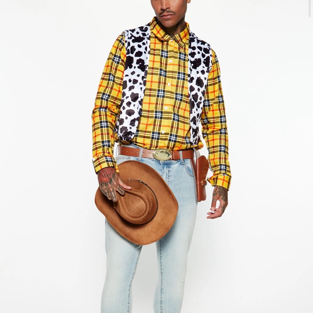 NWT Fashionnova Men’s woody costume, size M/L, sold out online